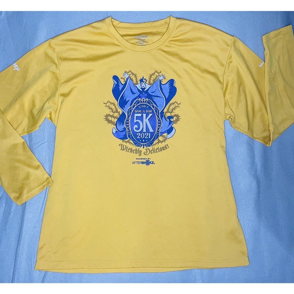 Run Disney Wine and Dine Shirt Large 5K 2021 Evil Queen 50th Anniversary